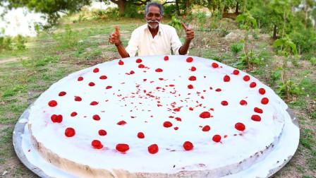印度是如何制作超大天鹅绒蛋糕的？你想知道吗？一起来见识下！