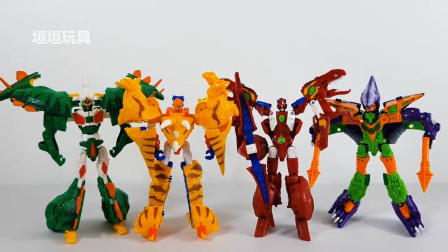 你好 机器战士 恐龙变形金刚 玩具车机器人玩具转型
