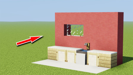 我的世界：如何装饰自己的生存房外围，只需简单几步