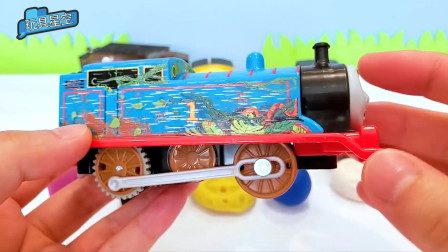 托马斯车厢拥有卡通图案 小火车黏土玩具来袭