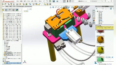 机械画图 分螺丝机械机构 优化修改 非标设计自动化机械