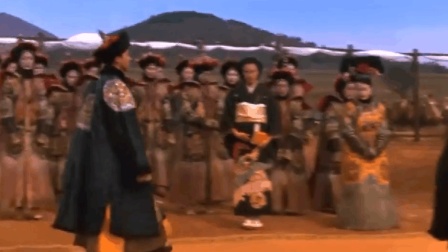 《末代皇帝》日本-溥仪的登基仪式, 没场地就选在农场举行