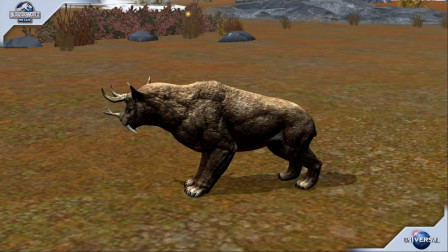 侏罗纪世界游戏第1131期：猛如牛的剑齿奇角鹿★恐龙公园★哲爷和成哥