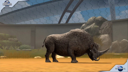 侏罗纪世界游戏第1133期：最强新生代物种猛犸巨犀★恐龙公园★哲爷和成哥
