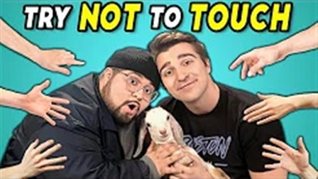 【外国人挑战】忍住不摸你就赢了！