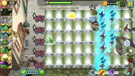 植物大战僵尸2国际版现代世界无尽0155：纯钢地刺还没开始就已经结束