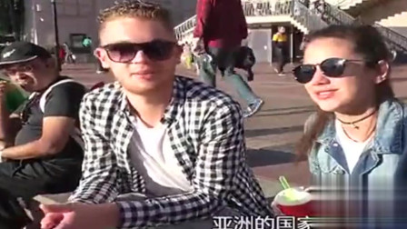 老外在中国：中国姑娘穿汉服走在外国街头，外国人看到后称赞：好美