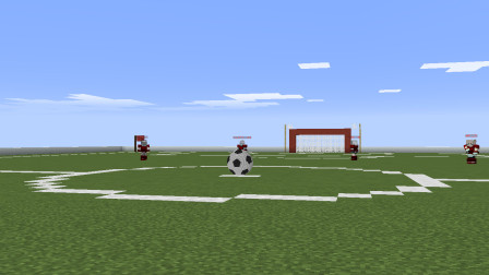 足球竞技赛——【甜萝酱我的世界】Minecraft 来自粉丝的小游戏地图