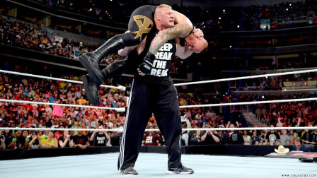 格斗之夜送葬者 WWE 送葬者vs布洛克 一场经典的旷世对决 结果不可置信