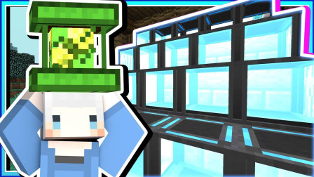 小白解说我的世界天堂猎人23 打造电池充电站 农场机器再次登场