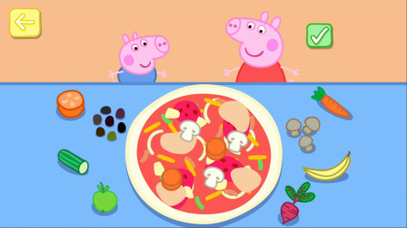小猪佩奇游戏第7期：一起制作美味的冰激凌和披萨★手机游戏★哲爷和成哥