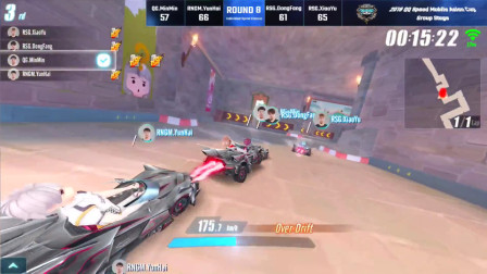 QQ飞车：职业比赛就是玩心跳，长城展开激烈追逐