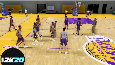 【布鲁】NBA2K20 生涯模式第七期：去湖人队试训！为选秀做准备！