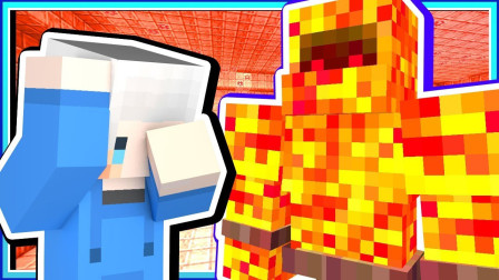 小白解说我的世界天堂猎人38 强大的太阳神 我居然在跟他互打排球