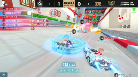 QQ飞车：RNGM小文道具赛冲线，势如破竹，拉都拉不住