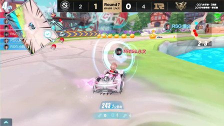 QQ飞车：终点线前道具混战，RNGM大圣一个天使完美起飞