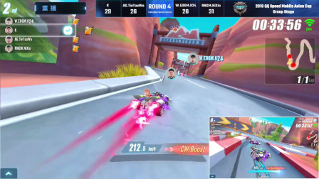 QQ飞车：对抗最激烈的赛道，不断的卡位超车，对抗超凶猛