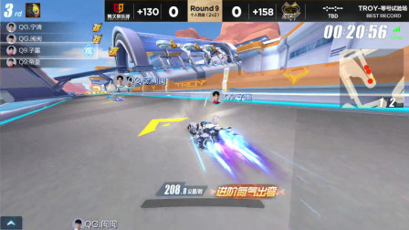 QQ飞车：这张图路线非常重要，近道非常窄，职业选手细节教学