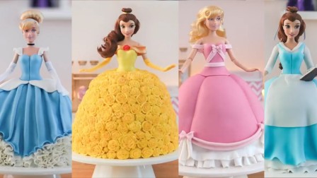 迪士尼最美腻的4位公主见过吗？牛人把它们做成了翻糖蛋糕，厉害