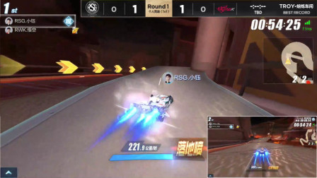 QQ飞车：RSG小钰堪称最极限选手，求稳的跑法？完全不存在的