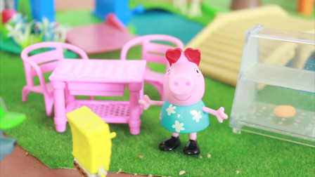 儿童玩具故事 小猪佩奇的森林蛋糕店只卖一种蛋糕