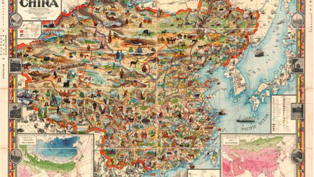 日本当年哪来的勇气打中国？看完日本人画的中国地图，清晰明了