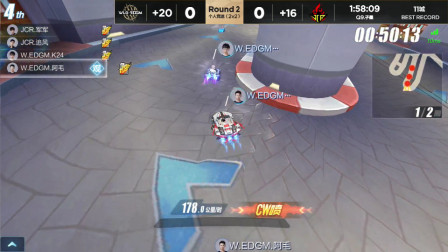 QQ飞车：职业选手教你怎么挡人卡位，逼得对手不得不刹车