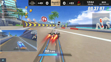 QQ飞车：这不是职业比赛，这是双刹弹射的比拼，教学了解一下？