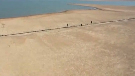 水位持续走低 鄱阳湖600年古桥露真容