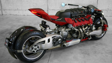 用我这12缸的摩托来告诉你法拉利什么叫速度!