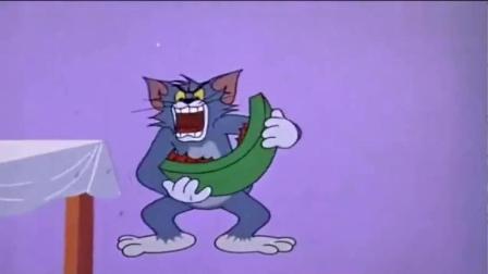 猫和老鼠：汤姆猫嘴巴变成意大利炮，子弹居然是西瓜子!