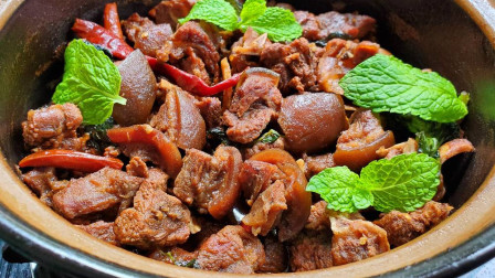 狗肉最好吃的家常做法,原汁原味香味扑鼻,比饭店做的好吃多了