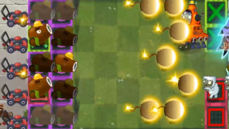 植物大战僵尸2：所有植物通电 vs 僵尸军团