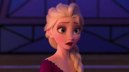 冰雪奇缘2：艾莎一身抹胸长裙惊艳亮相，安娜眼睛都直了！太美了