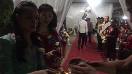 受邀参加老挝本地人举办的婚礼，现场美女如云，眼花缭乱
