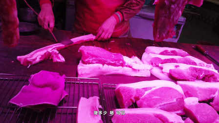 现在广州猪肉多少钱一斤？小伙子听到是降价了，你那里猪肉降价吗