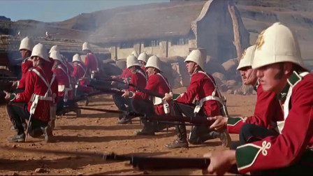 经典战争片：祖鲁人连绵不断猛攻，疯狂地英军要塞