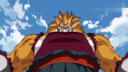 龙珠:巨猿邪恶赛亚人朝孙悟空等人攻击,黄金古拉加入战斗