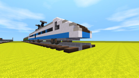 迷你世界 绿皮火车,很久没看到了