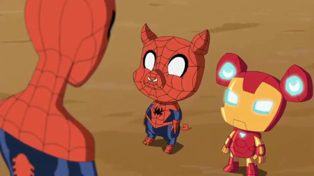 蜘蛛侠在平行世界里，遇到老鼠版钢铁侠，笑喷我