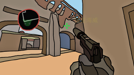 CSGO：亮眼时刻15，视力不好也能拿四杀？