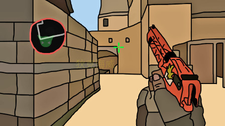 CSGO：亮眼时刻17，不买护甲买沙鹰，五杀操作照样行！