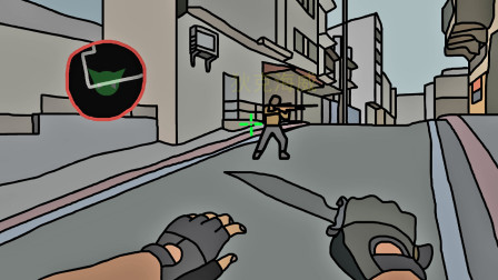 CSGO：亮眼时刻20，开局一把小匕首，装备全靠捡队友！