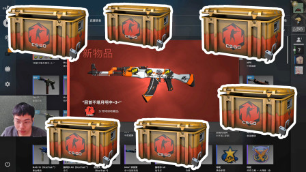 CSGO：帮你开箱系列4，二西莫夫AK47来了？20个头号特训箱子