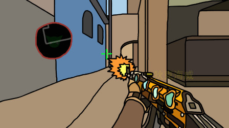 CSGO：亮眼时刻24，捡到巨龙传说AWP，开局送给队友！