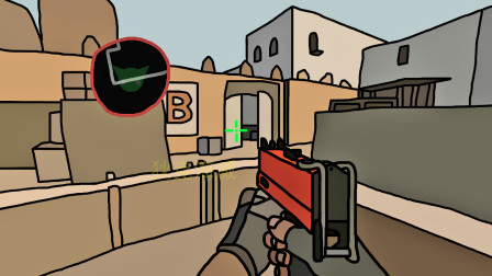 CSGO：亮眼时刻28，五杀吹风机，直接Rush B！