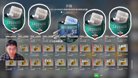 CSGO帮你开箱系列8，开21个2019签名印花胶囊