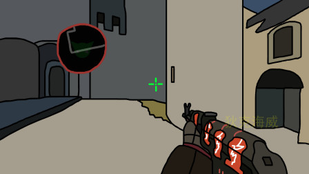 CSGO：亮眼时刻30，甩狙AWP死神，让对手偷袭没门！