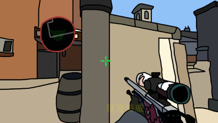 CSGO：五杀AWP黑色魅影，甩狙敌人没反应，亮眼时刻35