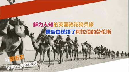 鲜为人知的英国骆驼骑兵旅 最后白送给了阿拉伯的劳伦斯